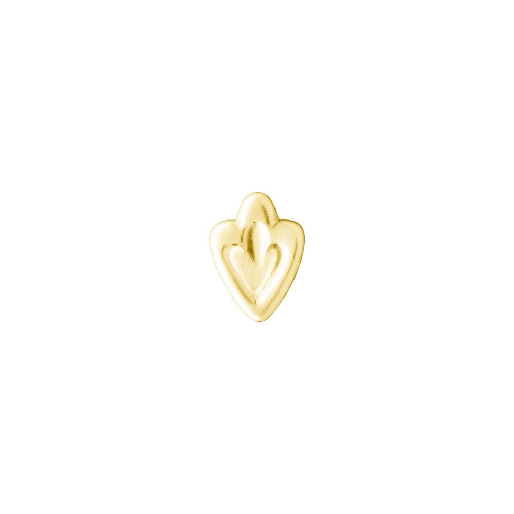 gold heart shaped fan