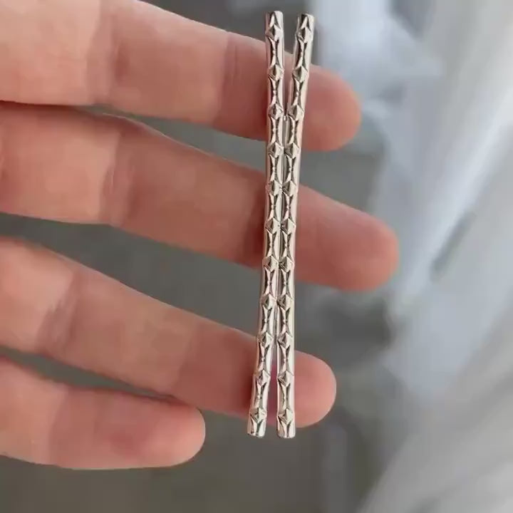 silver decorative double band