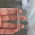 silver double half round decorative shank