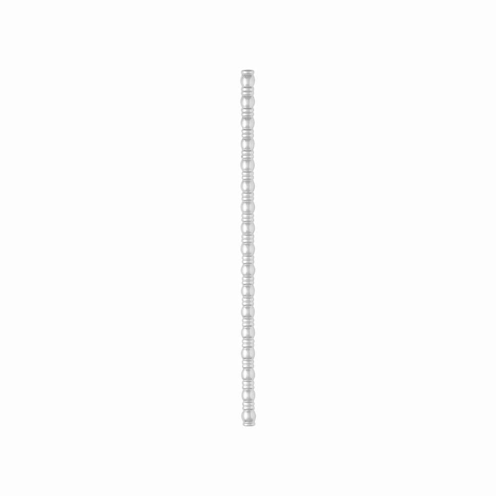thin bead and lines shank

