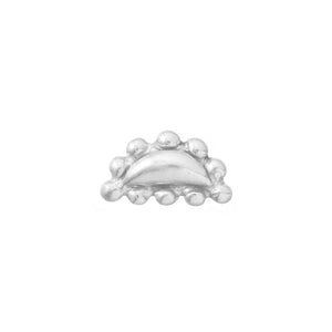 silver bead embellishment