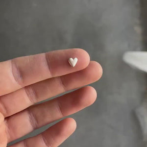 tiny silver heart