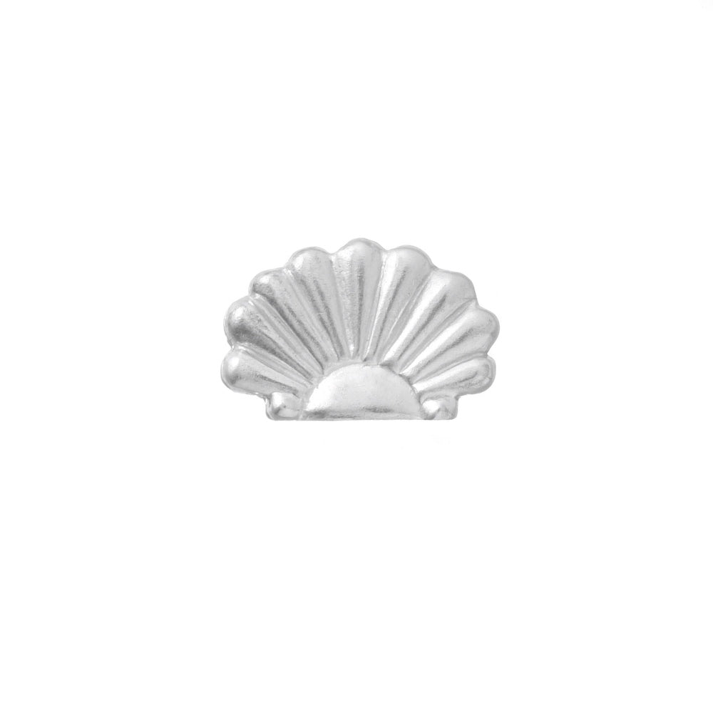 silver southwest seashell solder accent